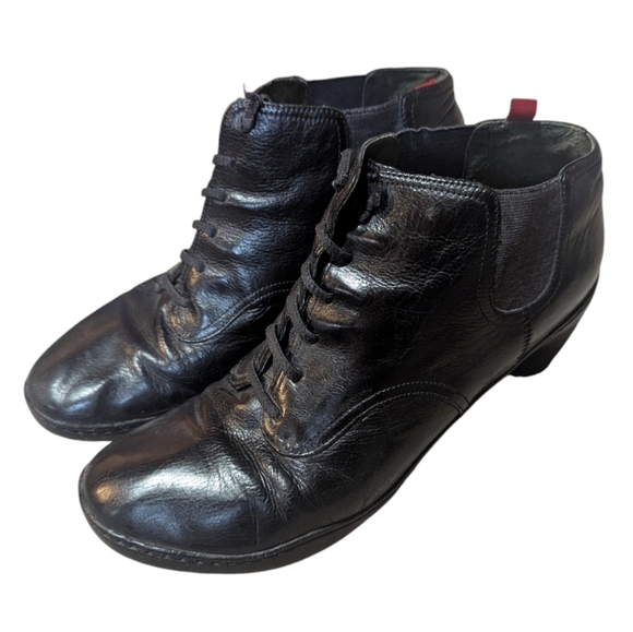 Camper Peu Nara Ankle Soria Heeled Ankle Boots 42 Leather Comfort - Picture 2 of 8